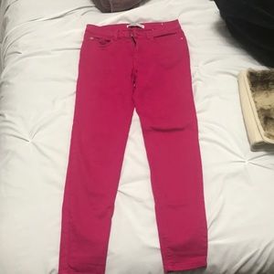 Zara Basic hot pink skinnies
